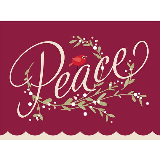 JAM Paper 6.25" x 4.625" Decadent Assortment Christmas Cards Set, 25ct.